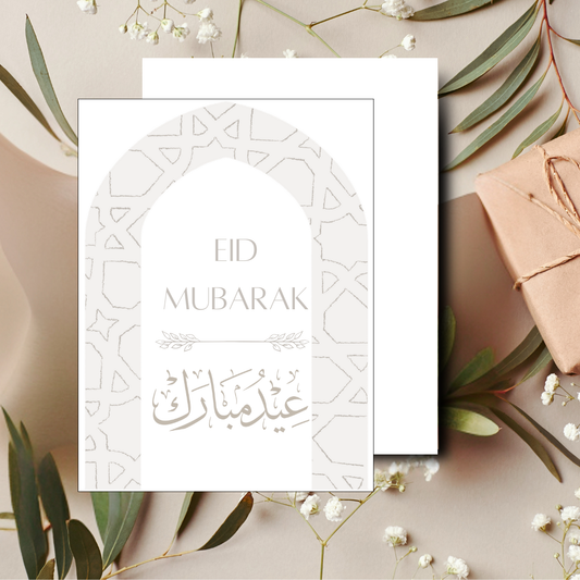 Eid Mubarak Greeting Card