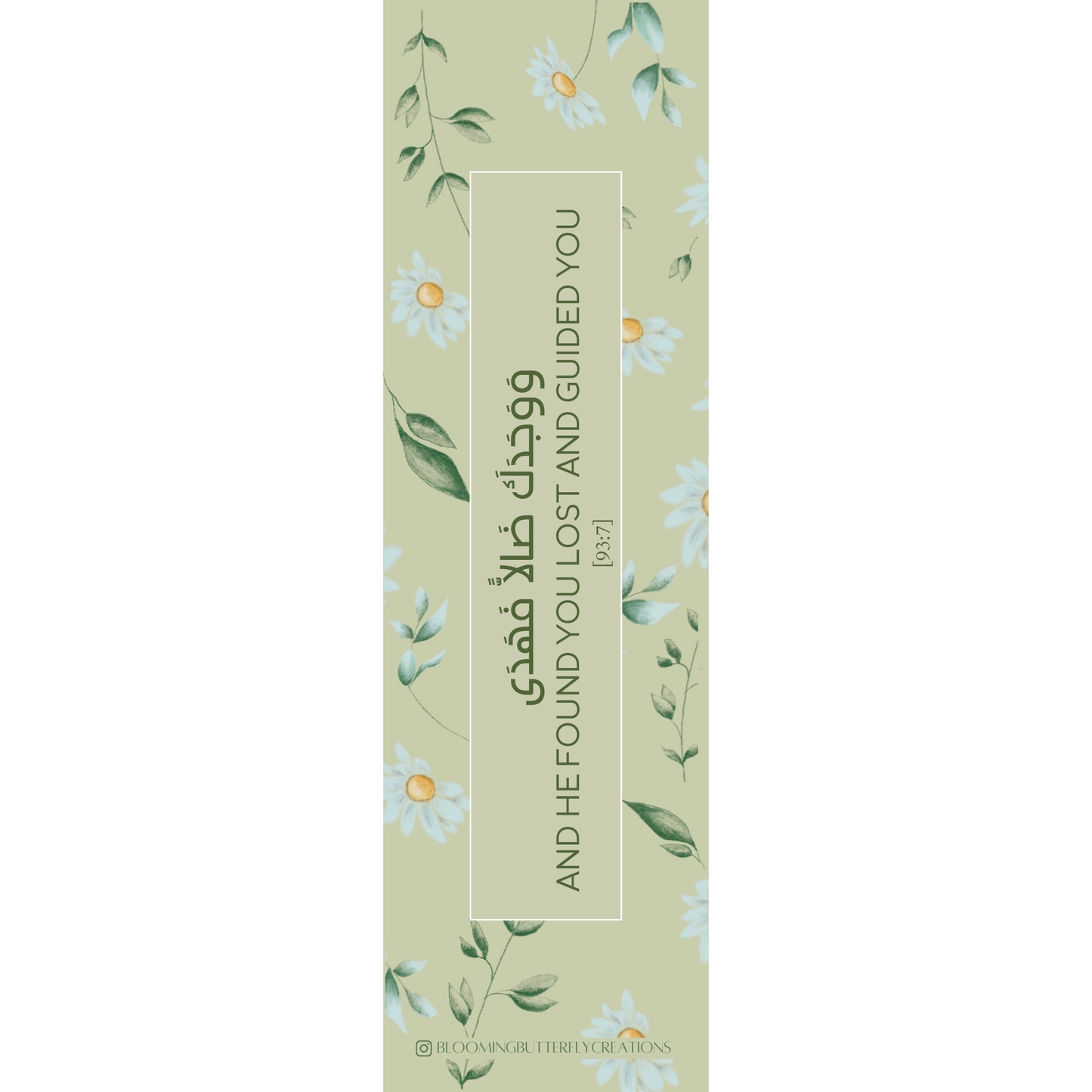 Bookmark - Guidance (Floral)